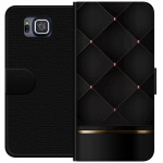 Wallet case for Samsung Galaxy Alpha with Luxury line design