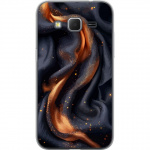 Mobile case for Samsung Galaxy Core Prime with Fiery silk design
