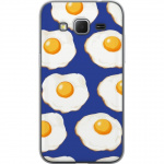 Mobile case for Samsung Galaxy Core Prime with Fried eggs design
