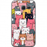 Mobile case for Samsung Galaxy Core Prime with Cat pattern design