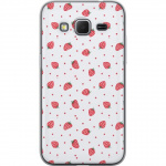 Mobile case for Samsung Galaxy Core Prime with Strawberries design