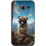 Mobile case for Samsung Galaxy Core Prime with Happy Dog design Mobile case for Samsung Galaxy Core Prime with Happy Dog design