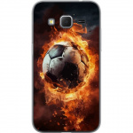 Mobile case for Samsung Galaxy Core Prime with Football design