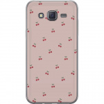 Mobile case for Samsung Galaxy J5 with Cherry design
