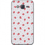 Mobile case for Samsung Galaxy J5 with Strawberries design