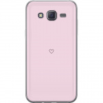 Mobile case for Samsung Galaxy J5 with Heart design