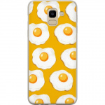 Mobile case for Samsung Galaxy J6 with Fried egg design