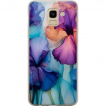 Mobile case for Samsung Galaxy J6 with Magical flowers design