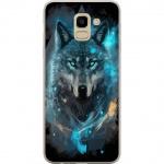 Mobile case for Samsung Galaxy J6 with Wolf design