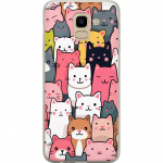 Mobile case for Samsung Galaxy J6 with Cat pattern design