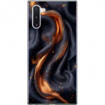 Mobile case for Samsung Galaxy Note10 with Fiery silk design