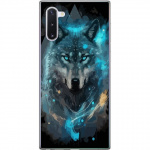 Mobile case for Samsung Galaxy Note10 with Wolf design