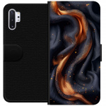 Wallet case for Samsung Galaxy Note10+ with Fiery silk design