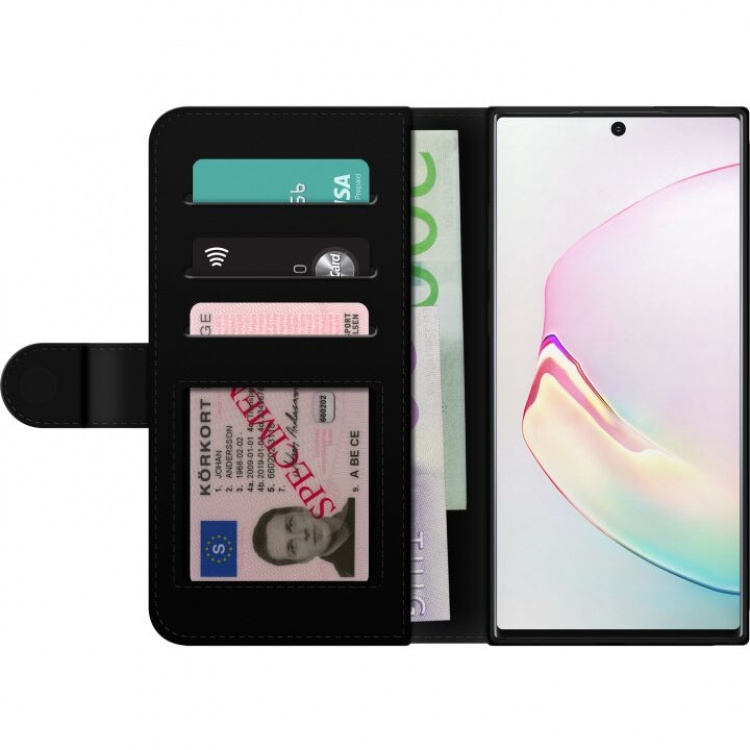 Wallet case for Samsung Galaxy Note10+ with Glassy design