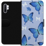 Wallet case for Samsung Galaxy Note10+ with Blue butterflies design
