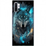 Mobile case for Samsung Galaxy Note10+ with Wolf design