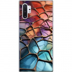 Mobile case for Samsung Galaxy Note10+ with Metallic pattern design