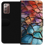 Wallet case for Samsung Galaxy Note20 with Metallic pattern design