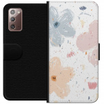 Wallet case for Samsung Galaxy Note20 with Flowers design