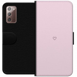 Wallet case for Samsung Galaxy Note20 with Heart design