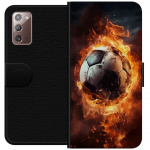 Wallet case for Samsung Galaxy Note20 with Football design