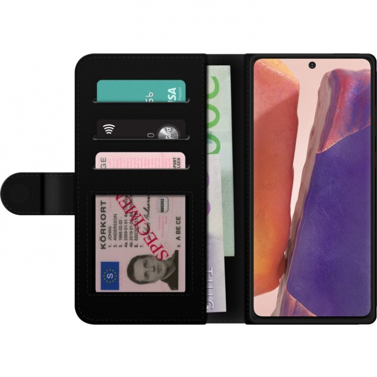 Wallet case for Samsung Galaxy Note20 with Luxurious Pattern design