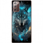 Mobile case for Samsung Galaxy Note20 with Wolf design