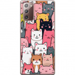 Mobile case for Samsung Galaxy Note20 with Cat pattern design
