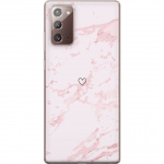 Mobile case for Samsung Galaxy Note20 with Pink Heart design