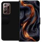 Wallet case for Samsung Galaxy Note20 Ultra with Fiery silk design
