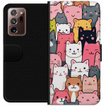 Wallet case for Samsung Galaxy Note20 Ultra with Cat pattern design