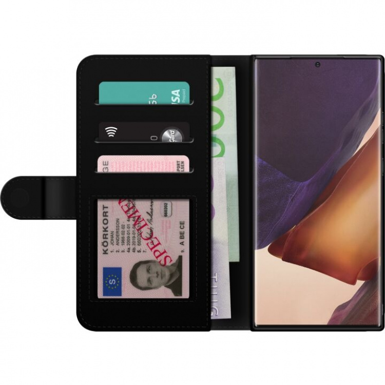 Wallet case for Samsung Galaxy Note20 Ultra with Glassy design