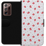 Wallet case for Samsung Galaxy Note20 Ultra with Strawberries design