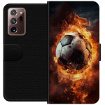 Wallet case for Samsung Galaxy Note20 Ultra with Football design