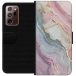 Wallet case for Samsung Galaxy Note20 Ultra with Marble design