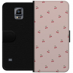 Wallet case for Samsung Galaxy Note 4 with Cherry design