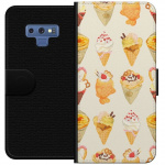 Wallet case for Samsung Galaxy Note9 with Glassy design