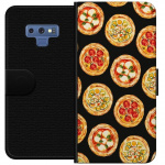 Wallet case for Samsung Galaxy Note9 with Pizza design