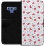 Wallet case for Samsung Galaxy Note9 with Strawberries design Wallet case for Samsung Galaxy Note9 with Strawberries design