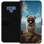 Wallet case for Samsung Galaxy Note9 with Happy Dog design Wallet case for Samsung Galaxy Note9 with Happy Dog design