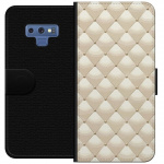 Wallet case for Samsung Galaxy Note9 with Gold shine design