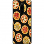 Mobile case for Sony Xperia 1 with Pizza design