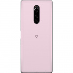 Mobile case for Sony Xperia 1 with Heart design