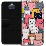 Wallet case for Sony Xperia 10 with Cat pattern design