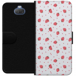 Wallet case for Sony Xperia 10 with Strawberries design