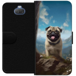 Wallet case for Sony Xperia 10 with Happy Dog design