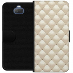 Wallet case for Sony Xperia 10 with Gold shine design