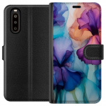 Wallet case for Sony Xperia 10 II with Magical flowers design