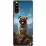 Mobile case for Sony Xperia 10 II with Happy Dog design Mobile case for Sony Xperia 10 II with Happy Dog design