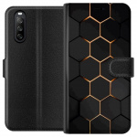 Wallet case for Sony Xperia 10 III with Luxurious Pattern design